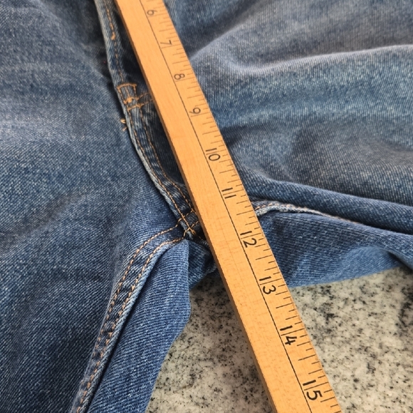 Universal Thread Size 8 90's Baggy Midrise Wide Leg Large Cuff Button Fly Jeans - Picture 12 of 16